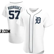 Eduardo Rodriguez Men's Detroit Tigers White Authentic Home Jersey