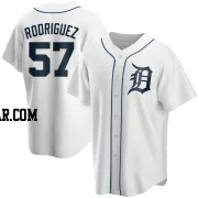 Eduardo Rodriguez Men's Detroit Tigers White Replica Home Jersey