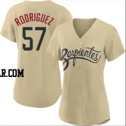 Eduardo Rodriguez Women's Arizona Diamondbacks Gold Authentic 2021 City Connect Cool Base Jersey