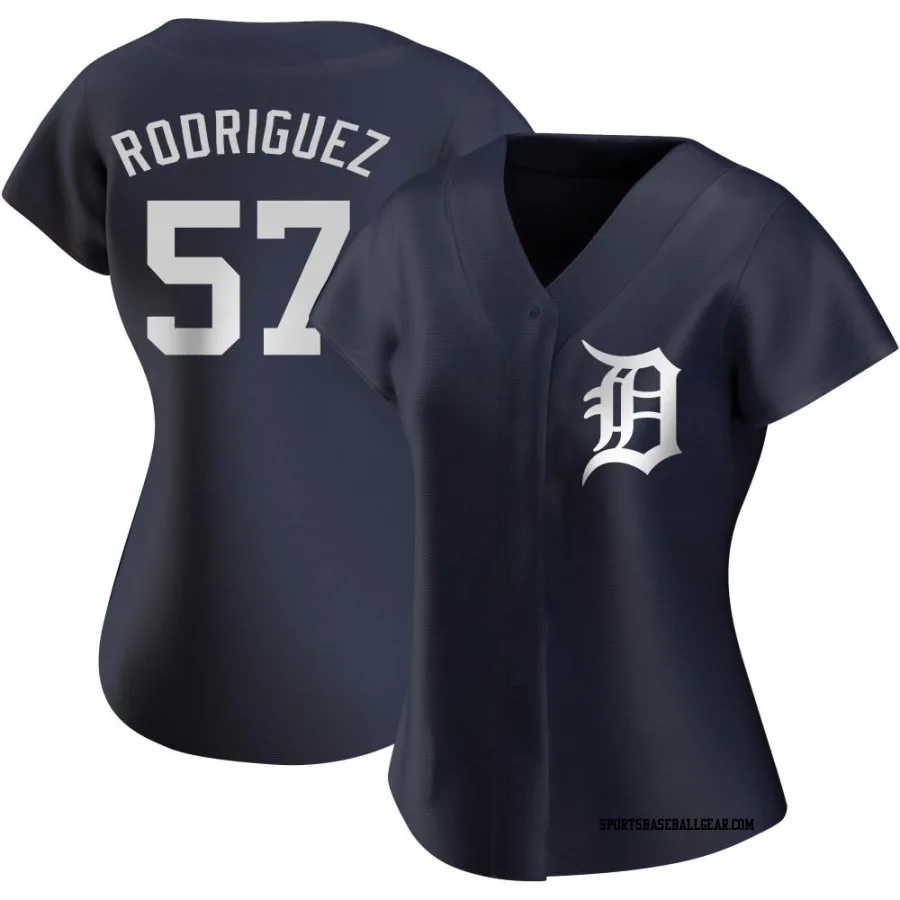 Eduardo Rodriguez Women's Detroit Tigers Navy Replica Alternate Jersey