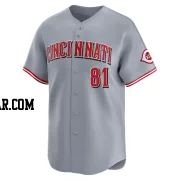 Eduardo Salazar Men's Cincinnati Reds Gray Limited Away Jersey