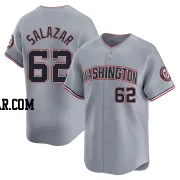 Eduardo Salazar Men's Washington Nationals Gray Limited Road Jersey