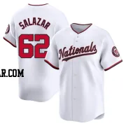 Eduardo Salazar Men's Washington Nationals White Limited Home Jersey