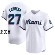 Edward Cabrera Youth Miami Marlins White Limited Home Jersey