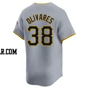 Edward Olivares Men's Pittsburgh Pirates Gray Limited Away Jersey