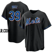 Edwin Diaz Men's New York Mets Black Replica 2022 Alternate Jersey