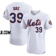 Edwin Diaz Men's New York Mets White Elite Home Jersey