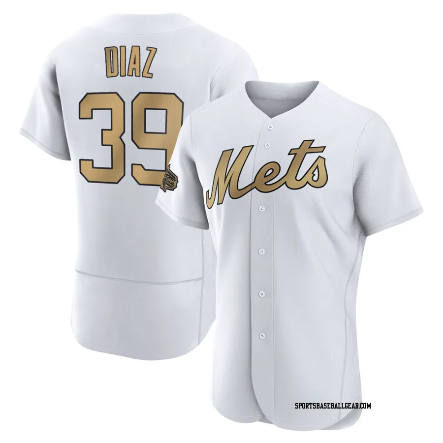 Edwin Diaz Men's New York Mets White Game Authentic 2022 All-Star Jersey