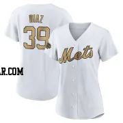 Edwin Diaz Women's New York Mets White Game Authentic 2022 All-Star Jersey