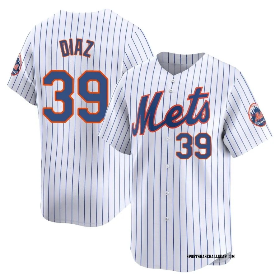 Edwin Diaz Youth New York Mets White Limited Home Jersey