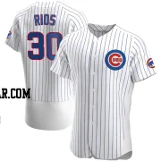 Edwin Rios Men's Chicago Cubs White Authentic Home Jersey