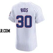 Edwin Rios Men's Chicago Cubs White Elite Home Jersey