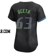 Edwin Uceta Women's Tampa Bay Rays Charcoal Limited 2024 City Connect Jersey