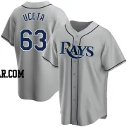 Edwin Uceta Youth Tampa Bay Rays Gray Replica Road Jersey