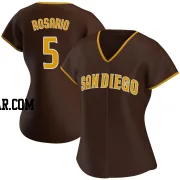 Eguy Rosario Women's San Diego Padres Brown Replica Road Jersey