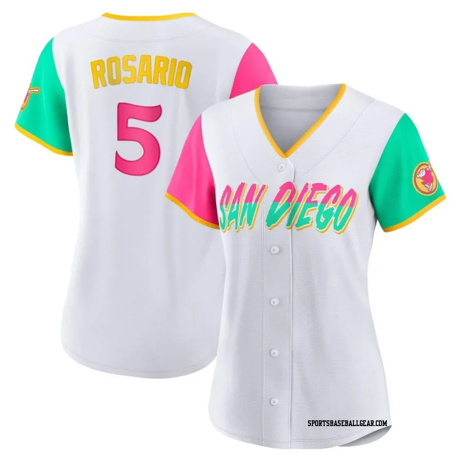 Eguy Rosario Women's San Diego Padres White Authentic 2022 City Connect Jersey