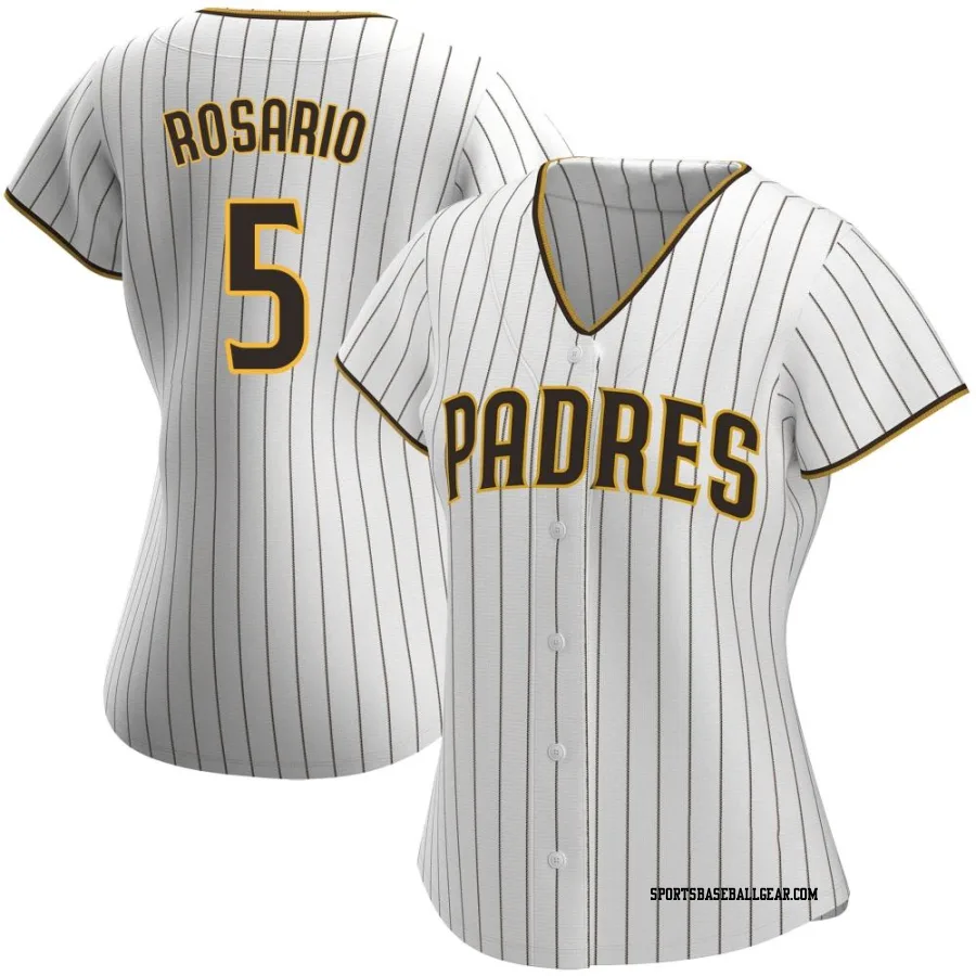 Eguy Rosario Women's San Diego Padres White/Brown Authentic Home Jersey