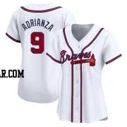 Ehire Adrianza Women's Atlanta Braves White Limited Home Jersey