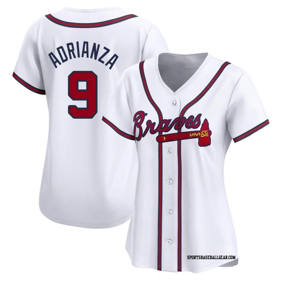 Ehire Adrianza Women's Atlanta Braves White Limited Home Jersey