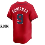 Ehire Adrianza Youth Atlanta Braves Red Limited Alternate Jersey