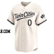 Eiberson Castellano Men's Minnesota Twins Cream Limited Alternate Jersey