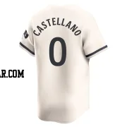 Eiberson Castellano Men's Minnesota Twins Cream Limited Alternate Jersey