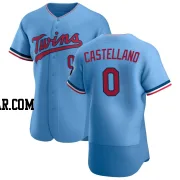 Eiberson Castellano Men's Minnesota Twins Light Blue Authentic Alternate Jersey