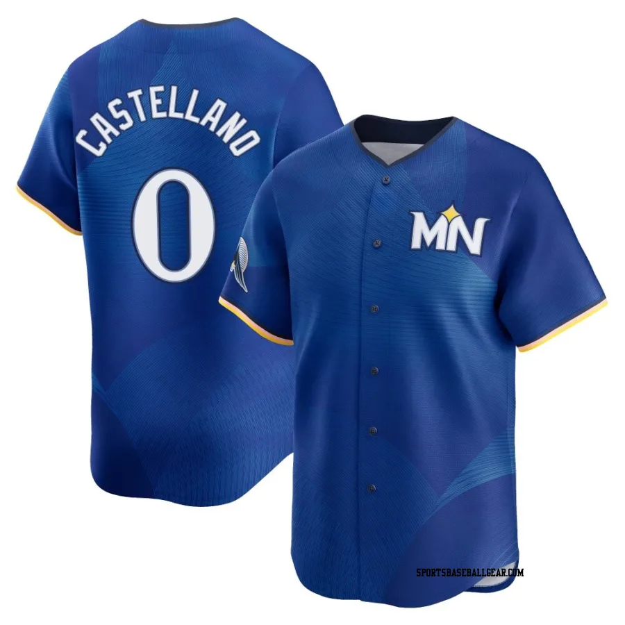 Eiberson Castellano Men's Minnesota Twins Royal Limited 2024 City Connect Jersey