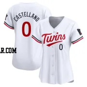 Eiberson Castellano Women's Minnesota Twins White Limited Home Jersey