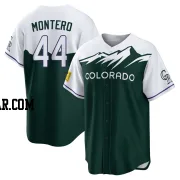 Elehuris Montero Men's Colorado Rockies Green Replica 2022 City Connect Jersey