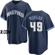 Eli Morgan Men's Chicago Cubs Navy Replica 2021 City Connect Jersey