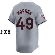 Eli Morgan Men's Cleveland Guardians Gray Limited Road Jersey