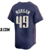 Eli Morgan Men's Cleveland Guardians Navy Limited 2024 City Connect Jersey