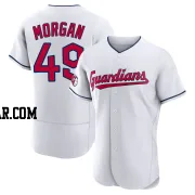 Eli Morgan Men's Cleveland Guardians White Authentic Home Jersey