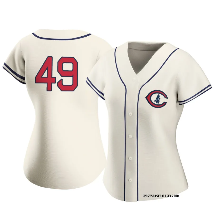 Eli Morgan Women's Chicago Cubs Cream Authentic 2022 Field Of Dreams Jersey