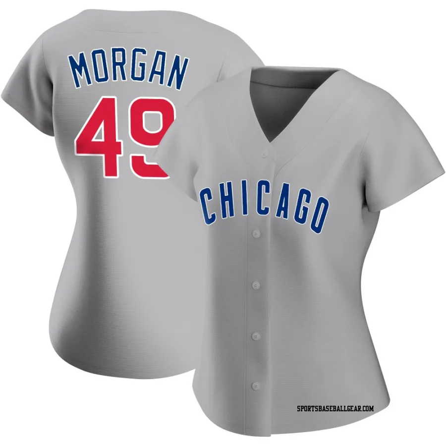 Eli Morgan Women's Chicago Cubs Gray Authentic Road Jersey