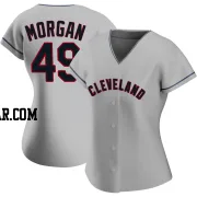 Eli Morgan Women's Cleveland Guardians Gray Authentic Road Jersey