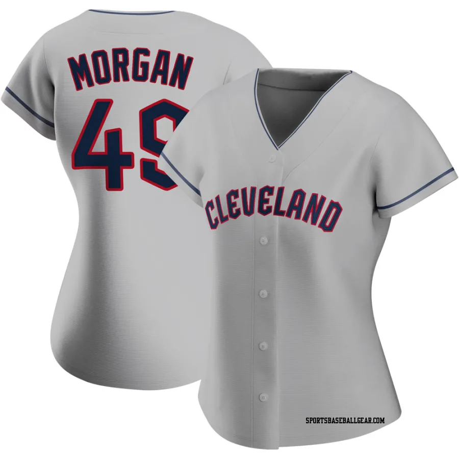 Eli Morgan Women's Cleveland Guardians Gray Authentic Road Jersey