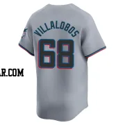 Eli Villalobos Men's Miami Marlins Gray Limited Road Jersey