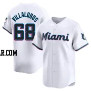 Eli Villalobos Men's Miami Marlins White Limited Home Jersey