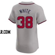 Eli White Men's Atlanta Braves Gray Elite Road Jersey