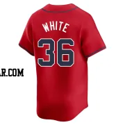 Eli White Men's Atlanta Braves Red Limited Alternate Jersey