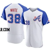 Eli White Men's Atlanta Braves White Authentic 2023 City Connect Jersey