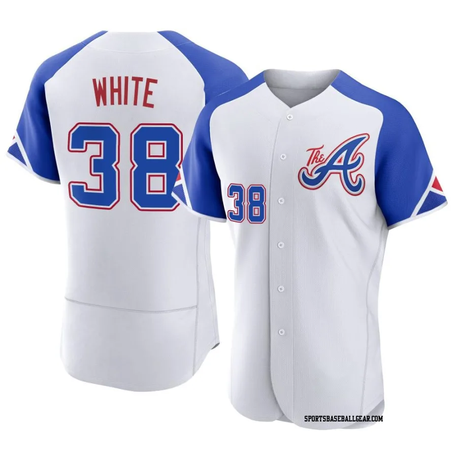 Eli White Men's Atlanta Braves White Authentic 2023 City Connect Jersey