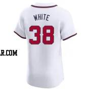 Eli White Men's Atlanta Braves White Elite Home Jersey