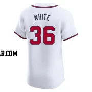 Eli White Men's Atlanta Braves White Elite Home Jersey