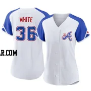 Eli White Women's Atlanta Braves White Authentic 2023 City Connect Jersey