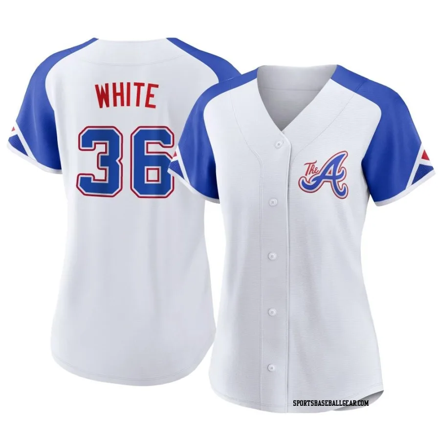 Eli White Women's Atlanta Braves White Authentic 2023 City Connect Jersey