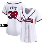 Eli White Women's Atlanta Braves White Limited Home Jersey