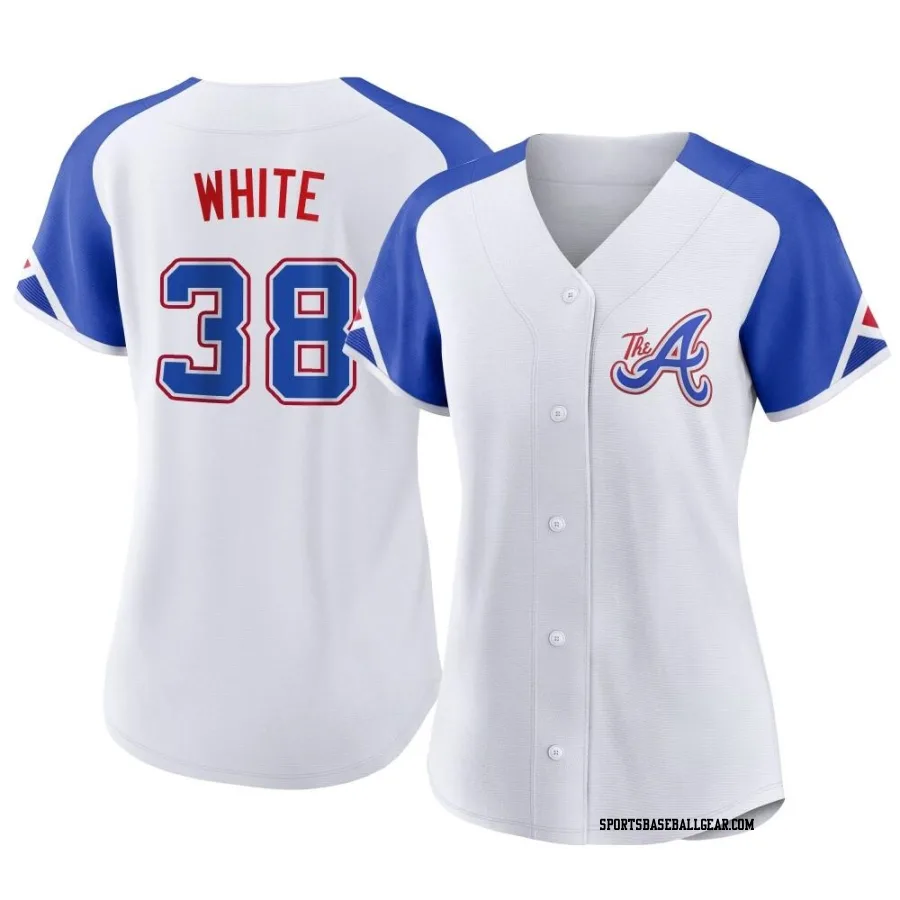 Eli White Women's Atlanta Braves White Replica 2023 City Connect Jersey